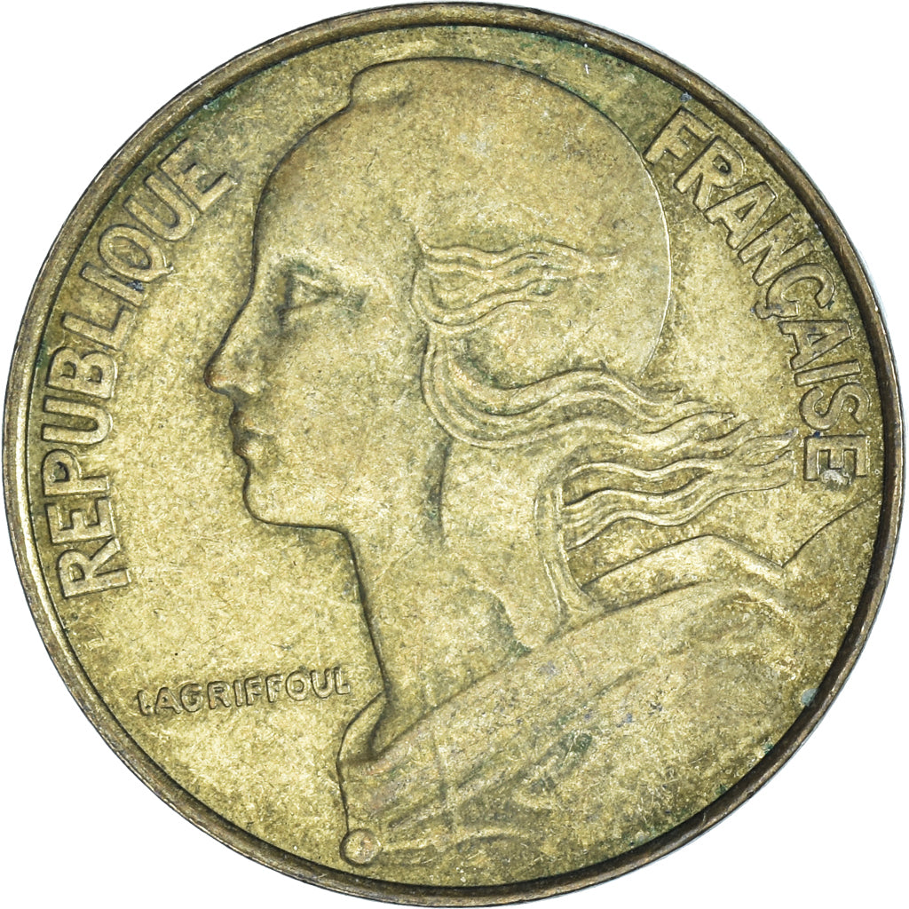 Moneda, Francia, 20 Centimes, 1997