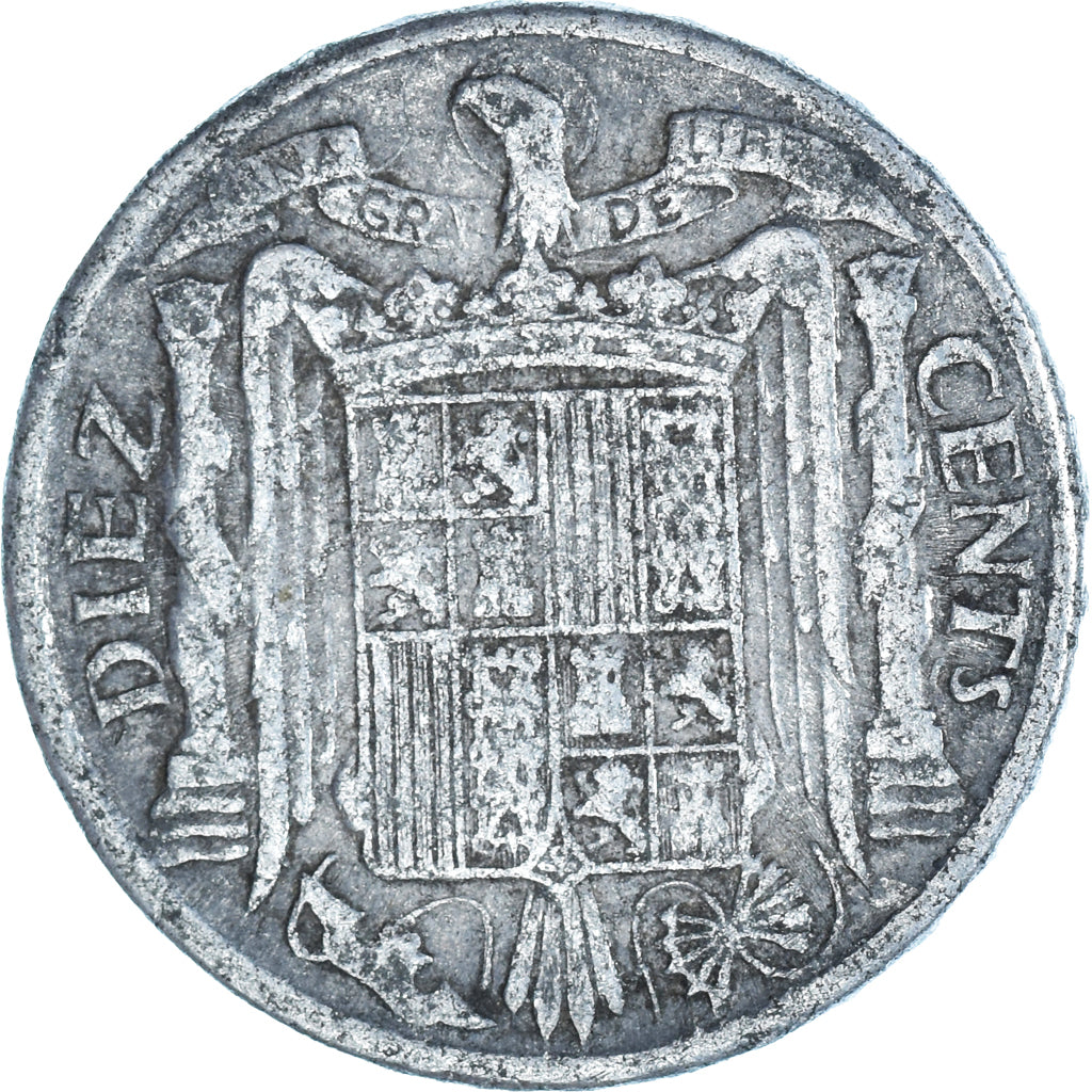 Munten, Spanje, 10 Centimos, 1940
