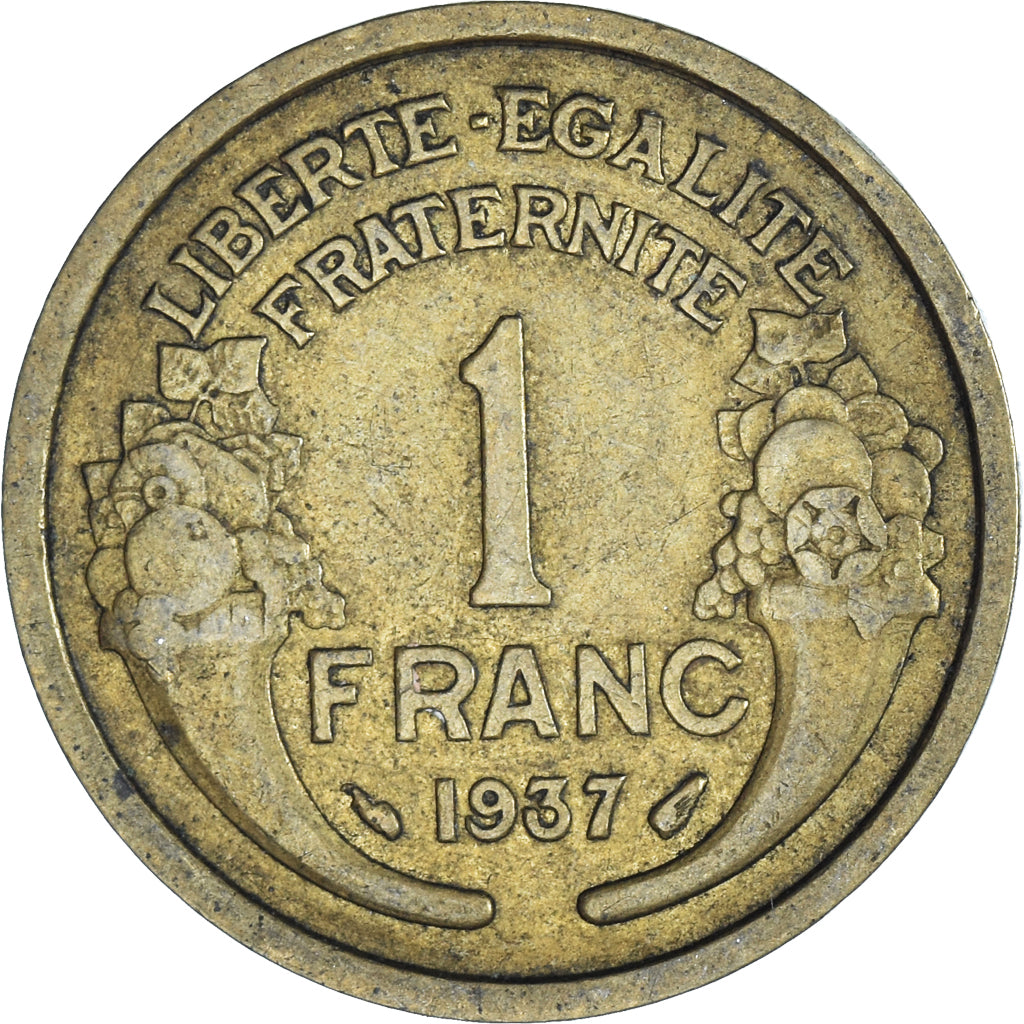 Coin, France, Franc, 1937