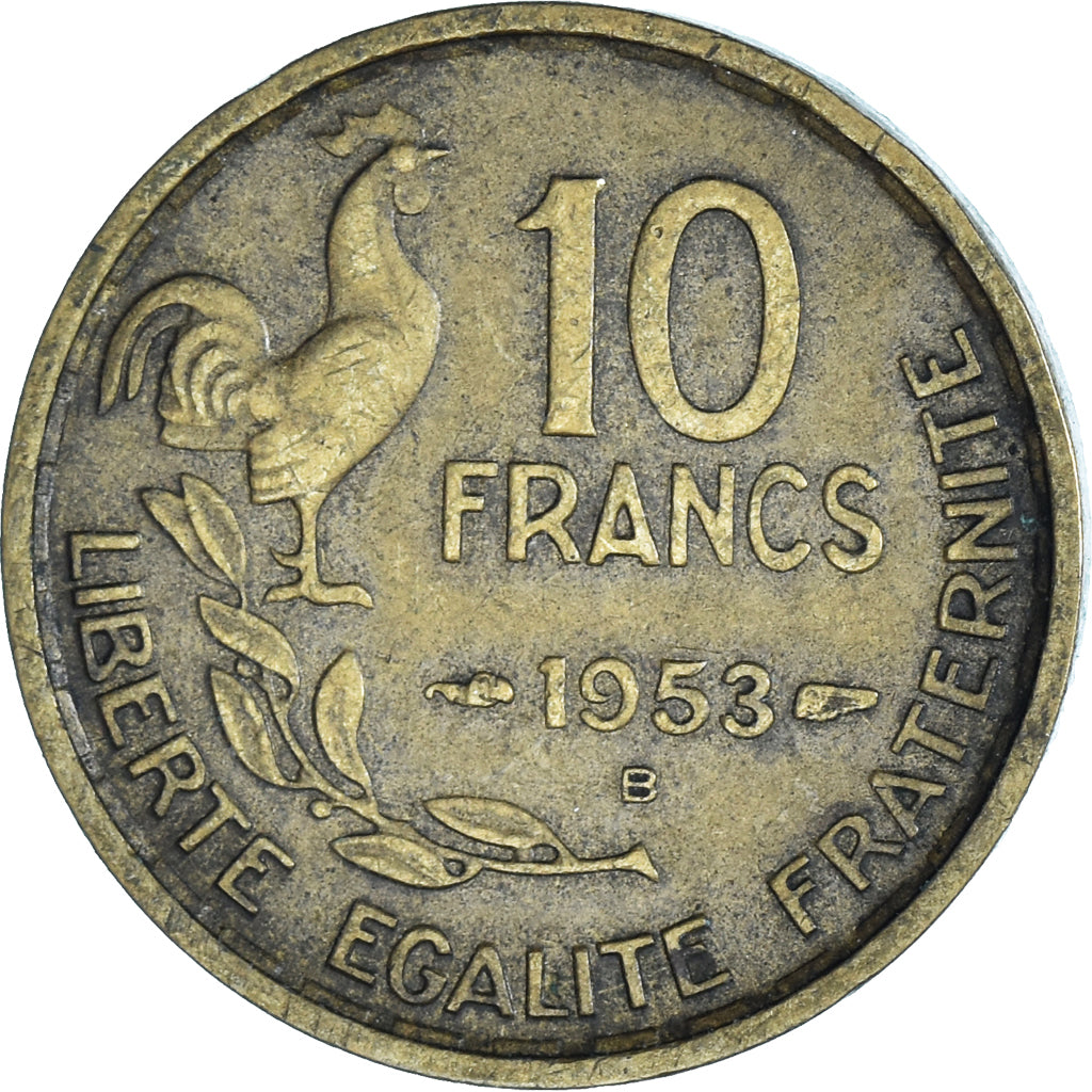 Coin, France, 10 Francs, 1953