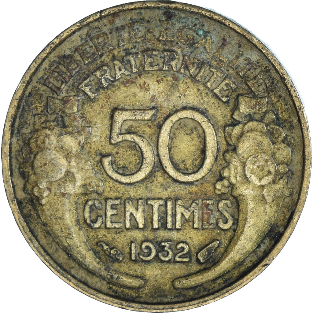 Moneda, Francia, 50 Centimes, 1932