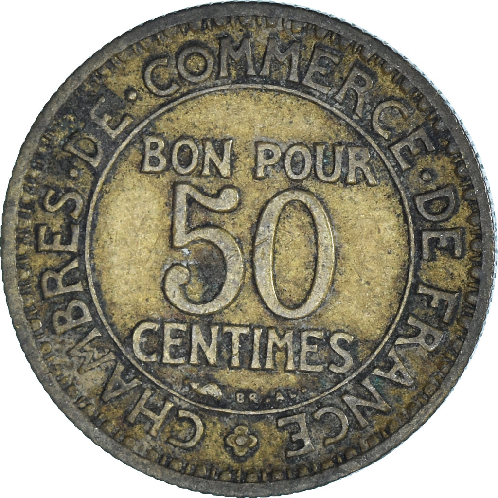 Moneda, Francia, 50 Centimes, 1926