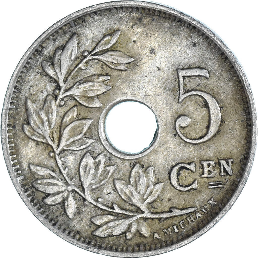 Coin, Belgium, 5 Centimes, 1922