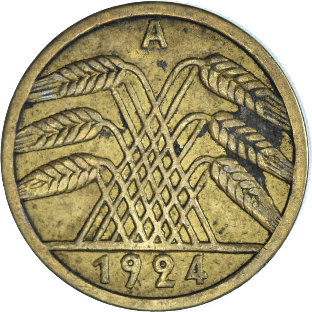 Moneda, Alemania, 5 Rentenpfennig, 1924