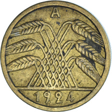 Moneda, Alemania, 5 Rentenpfennig, 1924