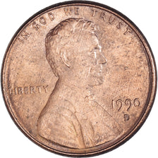 Moneta, USA, Cent, 1990