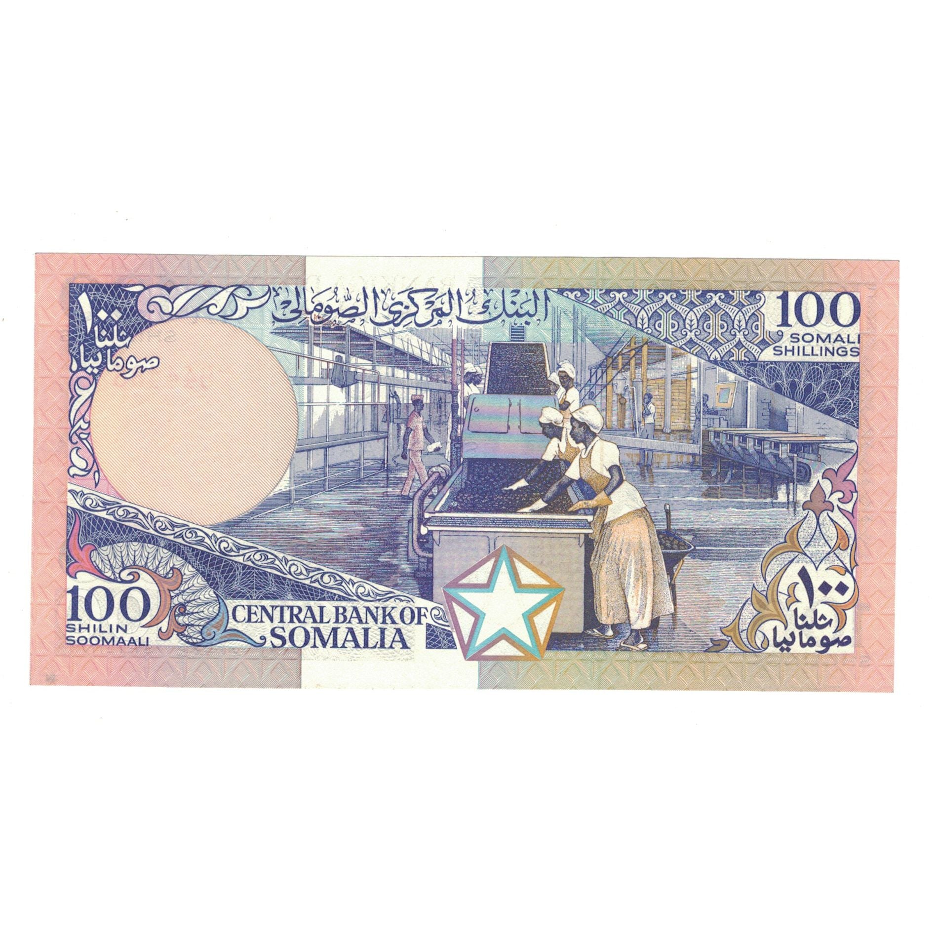 Banknote, Somalia, 100 Shilin = 100 Shillings, 1989, KM:35d, UNC(65-70)