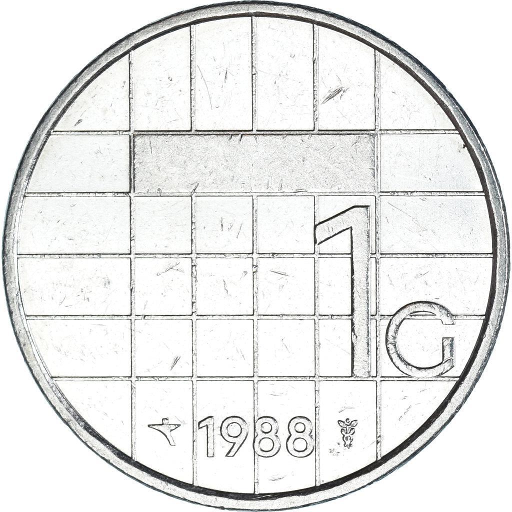 Moneta, Holandia, Gulden, 1988
