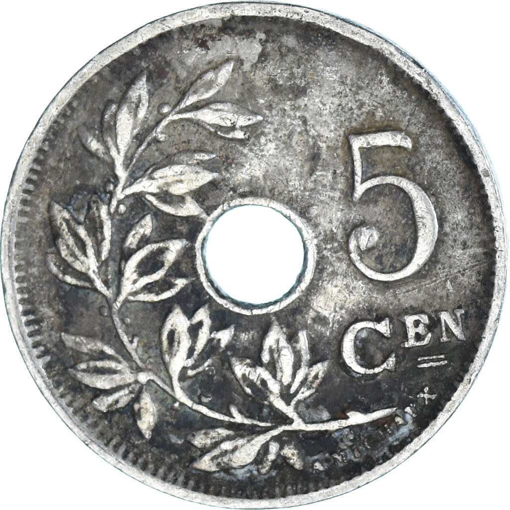 Munten, België, 5 Centimes, 1925