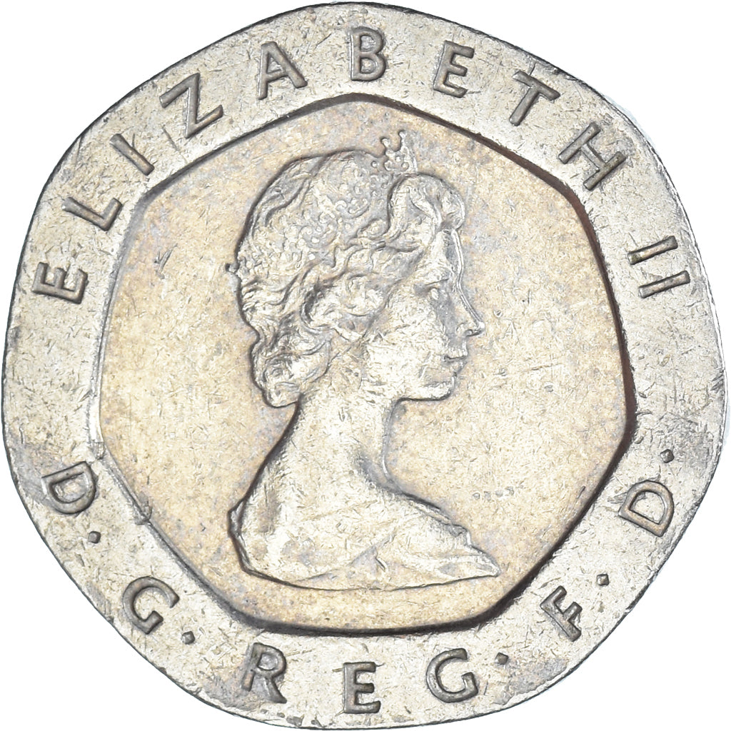 Moeda, Grã-Bretanha, 20 Pence, 1982