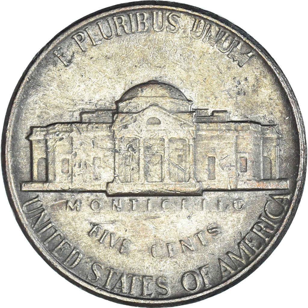 Moneda, Estados Unidos, 5 Cents, 1980