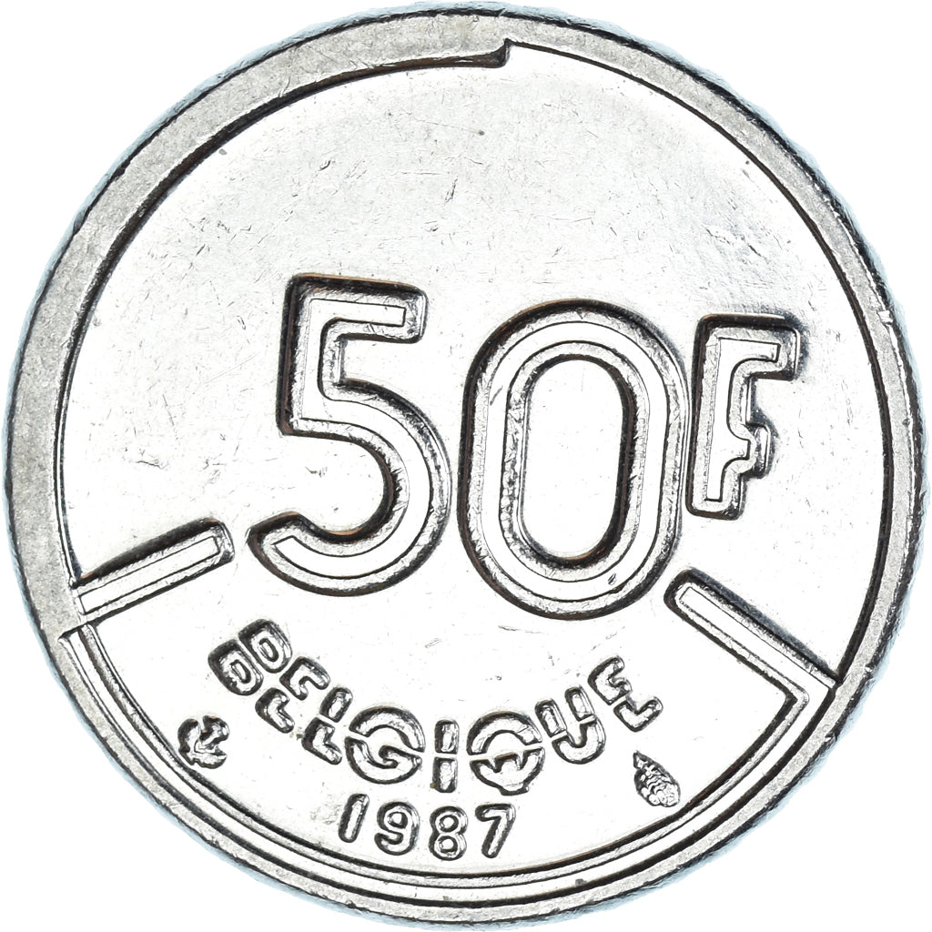 Monnaie, Belgique, 50 Francs, 50 Frank, 1987