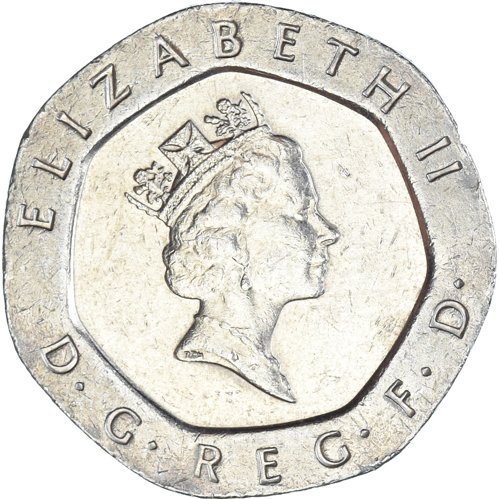 Moneta, Wielka Brytania, 20 Pence, 1988