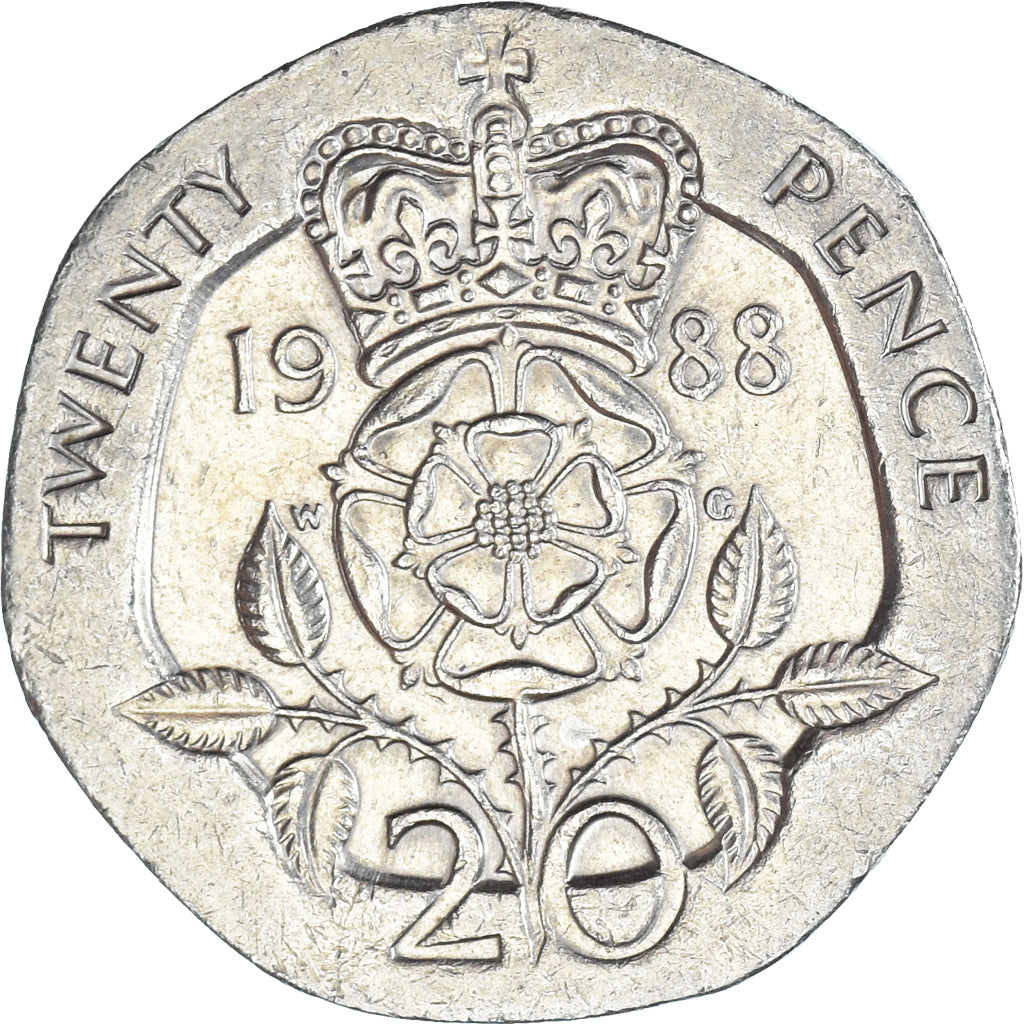 Moneta, Wielka Brytania, 20 Pence, 1988