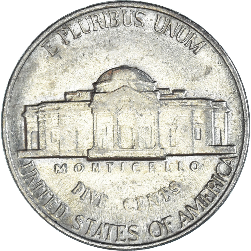 Moneda, Estados Unidos, 5 Cents, 1989