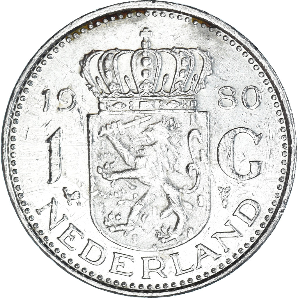 Moneda, Países Bajos, Gulden, 1980