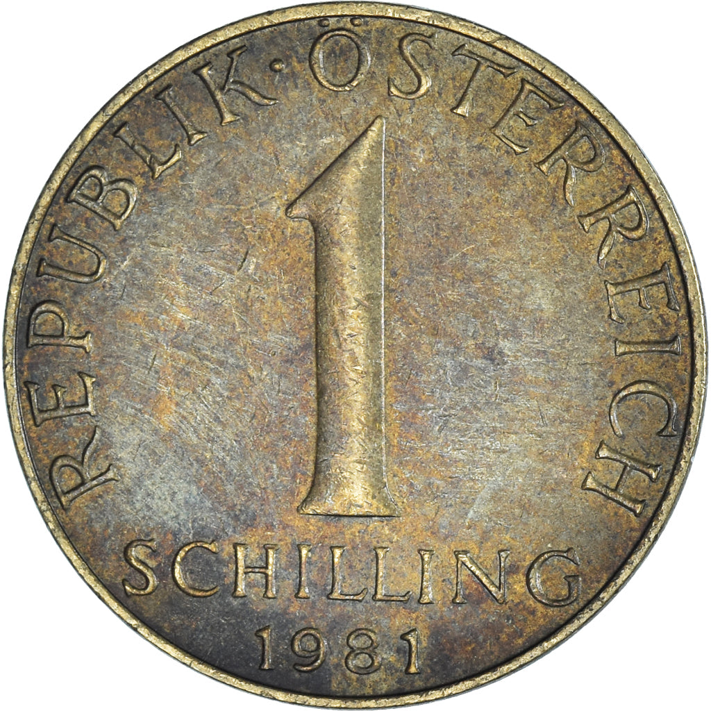 Münze, Österreich, Schilling, 1981