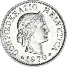 Moneda, Suiza, 5 Rappen, 1970