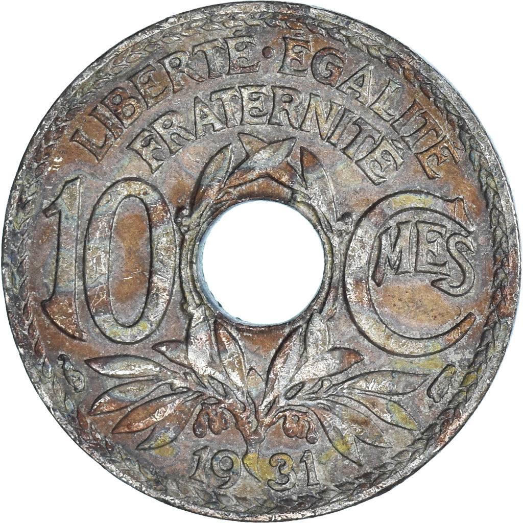 Moneda, Francia, 10 Centimes, 1931