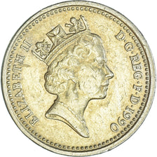 Coin, Great Britain, Pound, 1990