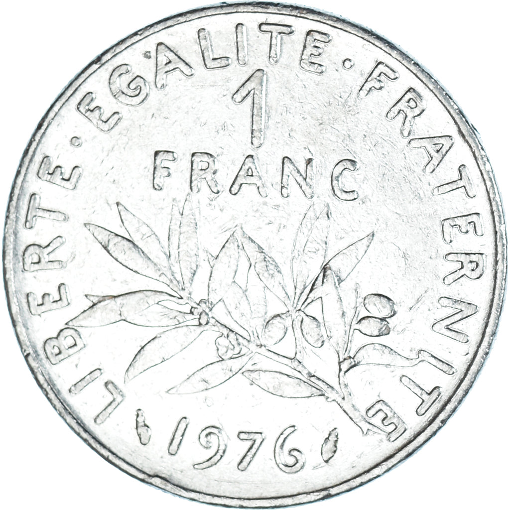 Moneda, Francia, Franc, 1976