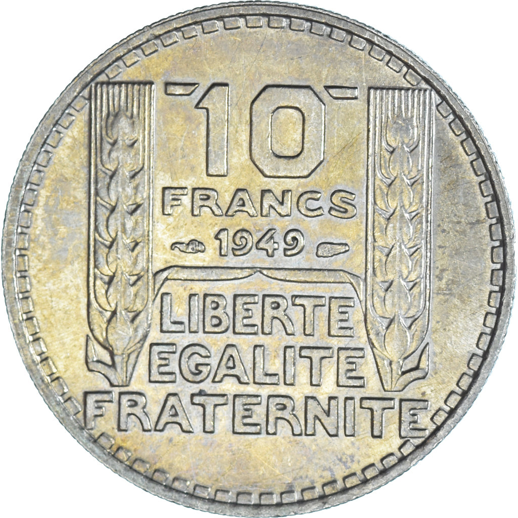 Moneda, Francia, 10 Francs, 1949