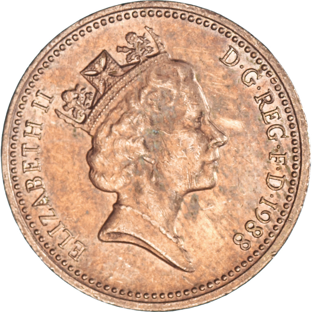 Moeda, Grã-Bretanha, Penny, 1988