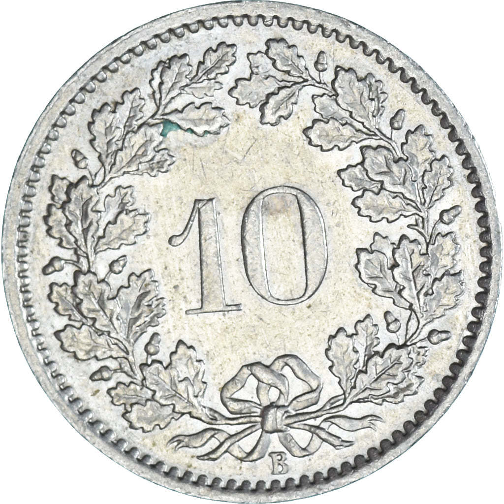 Münze, Schweiz, 10 Rappen, 1965