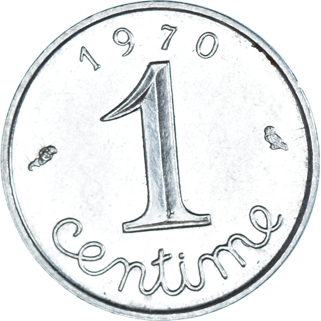 Moeda, França, Centime, 1970