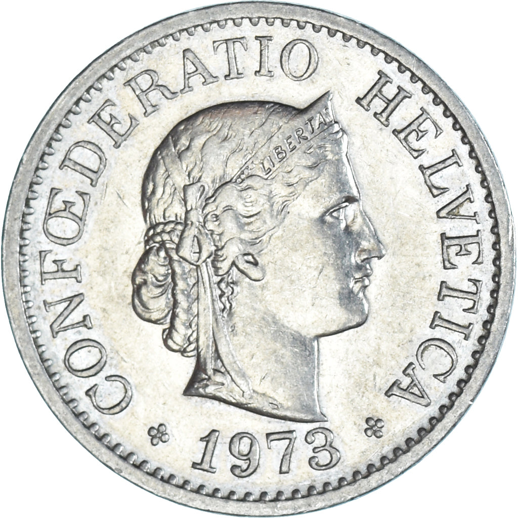 Munten, Zwitserland, 10 Rappen, 1973