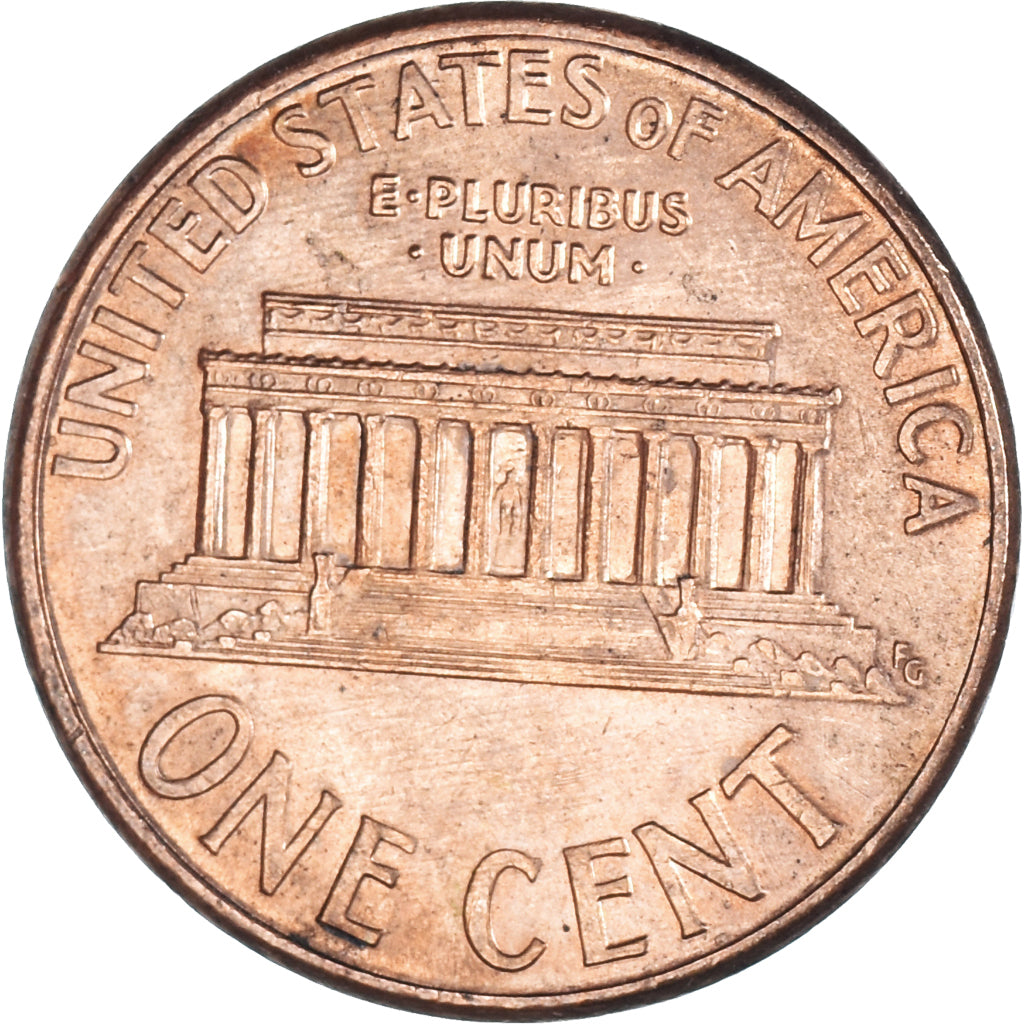 Coin, United States, Cent, 1996
