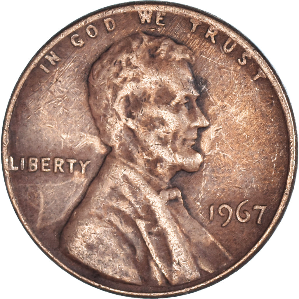Monnaie, États-Unis, Cent, 1967