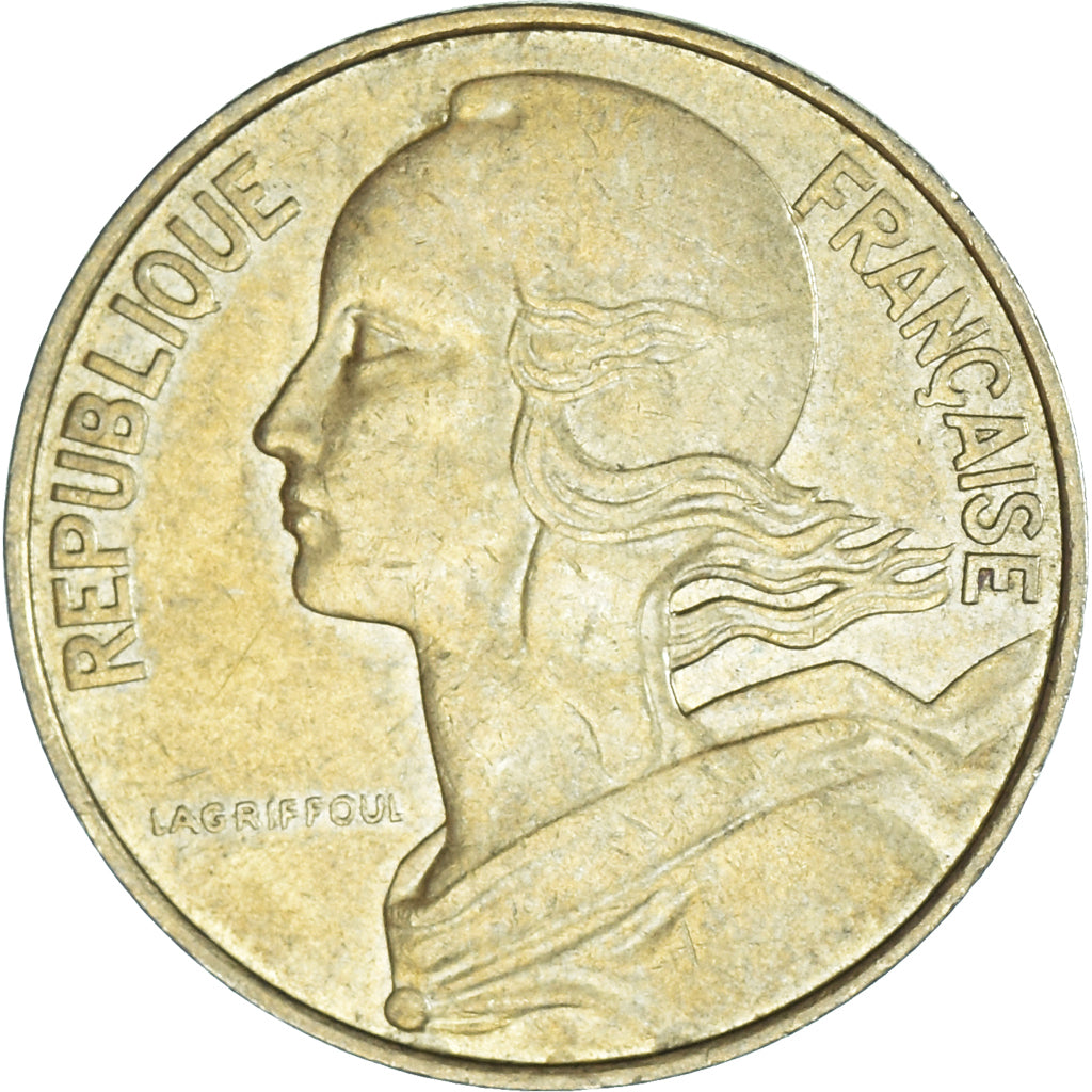Munten, Frankrijk, 10 Centimes, 1988