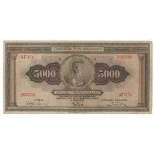 Banknote, Greece, 5000 Drachmai, 1932, 1932-09-01, KM:103a, VF(20-25)