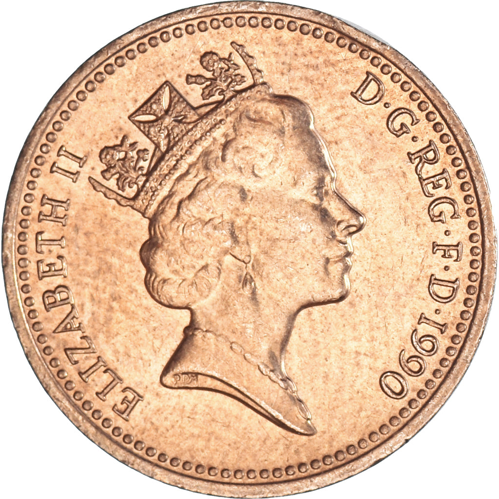 Moneta, Wielka Brytania, Penny, 1990