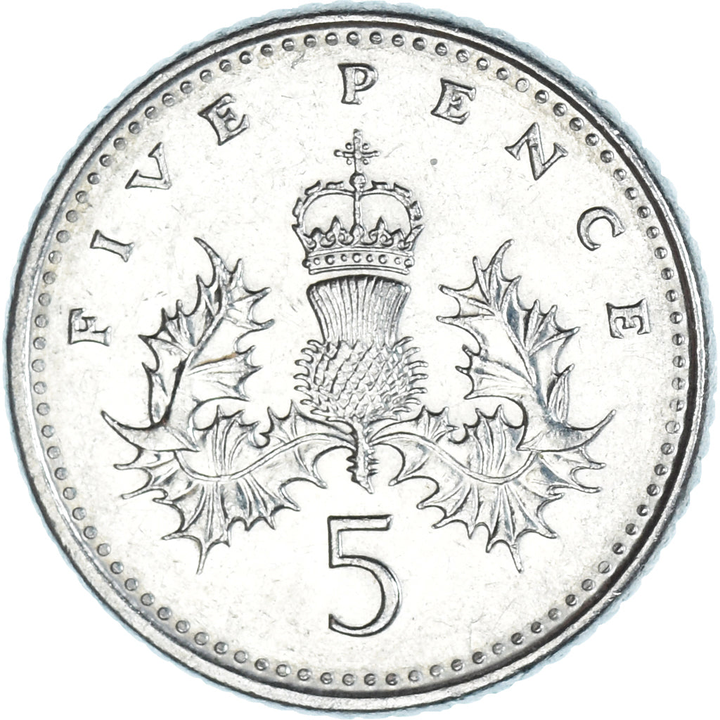 Munten, Groot Bretagne, 5 Pence, 1990