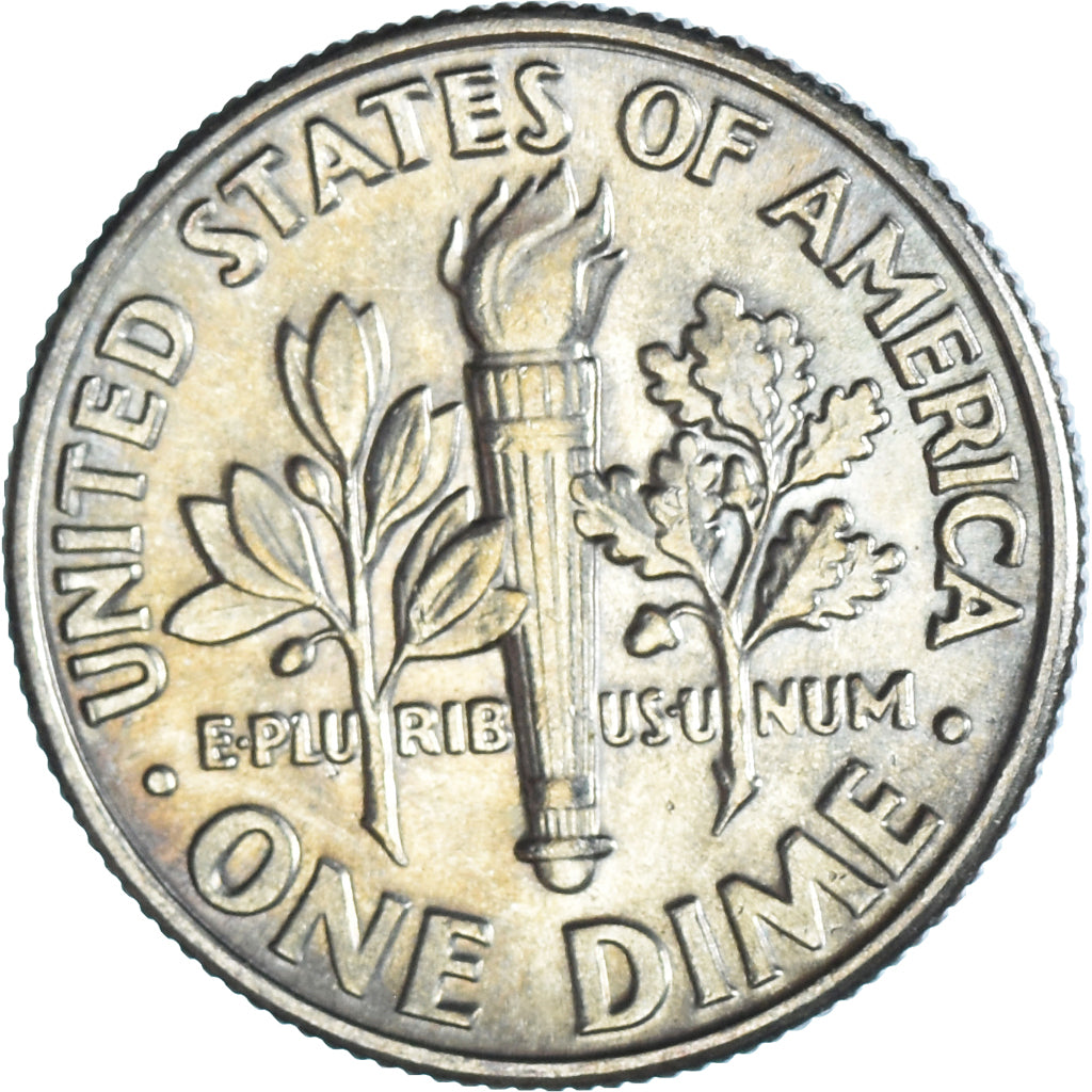 Moneda, Estados Unidos, Dime, 1990