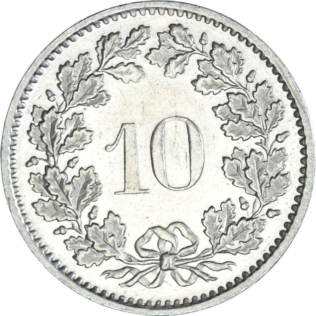 Moneta, Svizzera, 10 Rappen, 1974
