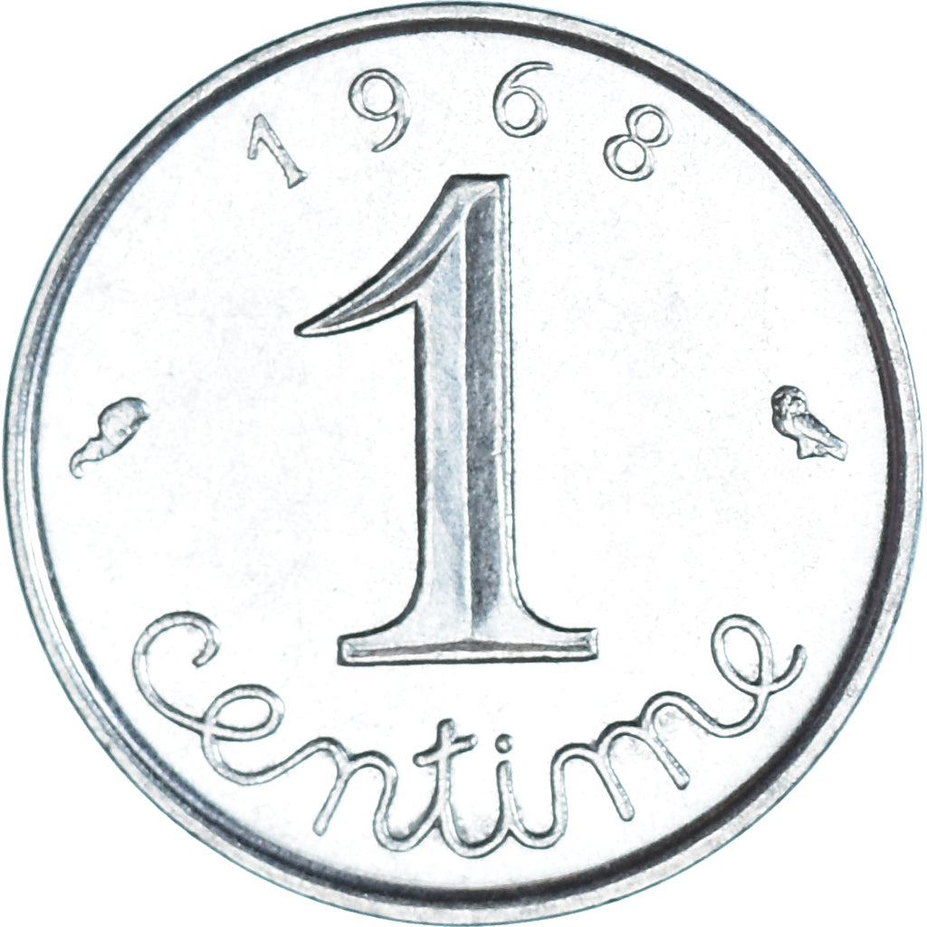 Munten, Frankrijk, Centime, 1968