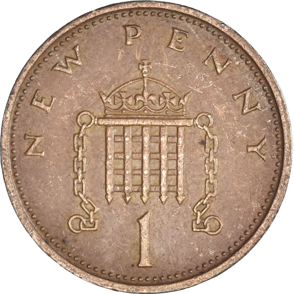 Moneda, Gran Bretaña, New Penny, 1977