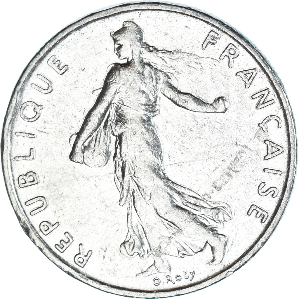 Münze, Frankreich, 1/2 Franc, 1976