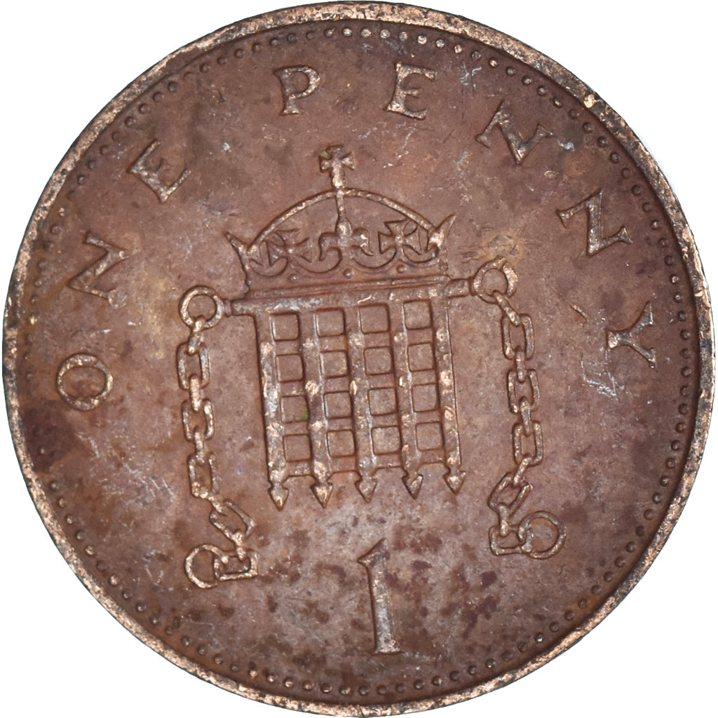 Moeda, Grã-Bretanha, Penny, 1982