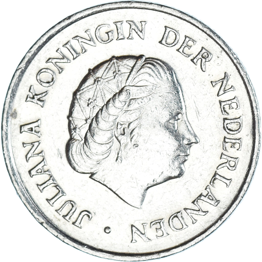 Moneda, Países Bajos, 25 Cents, 1970