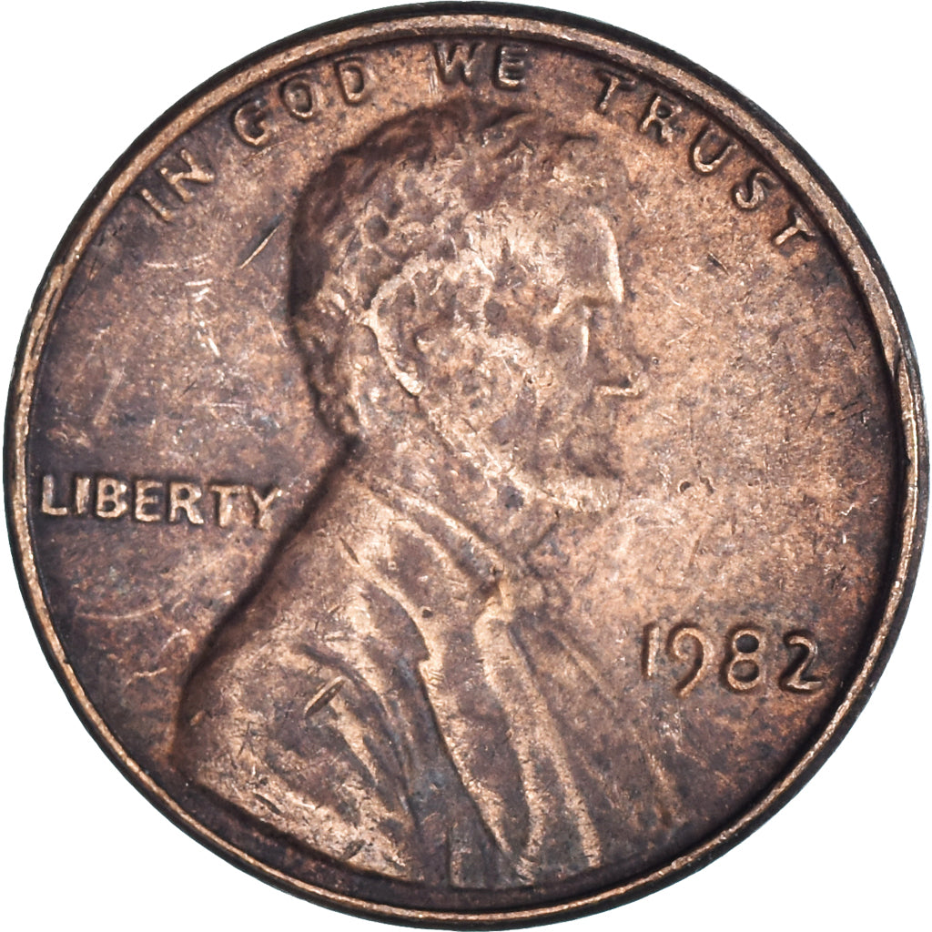 Coin, United States, Cent, 1982