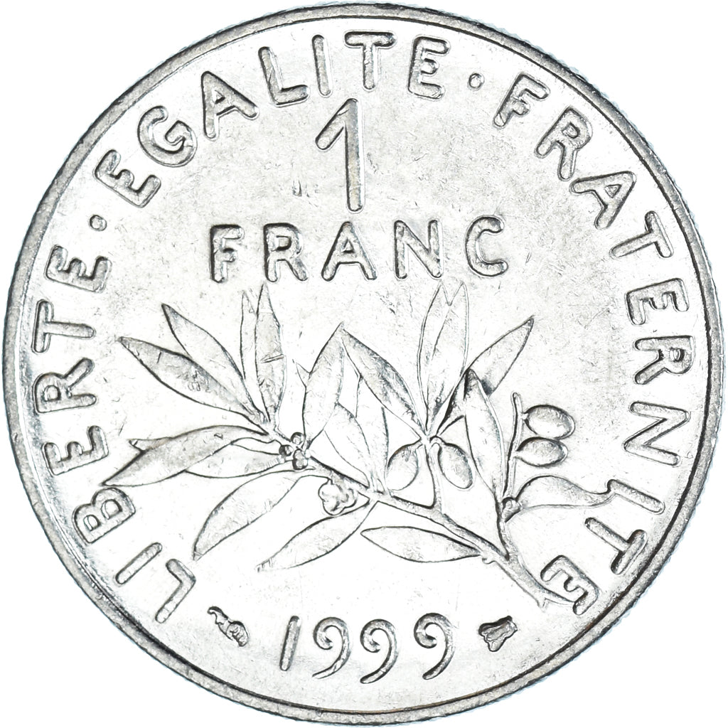 Moneda, Francia, Franc, 1999