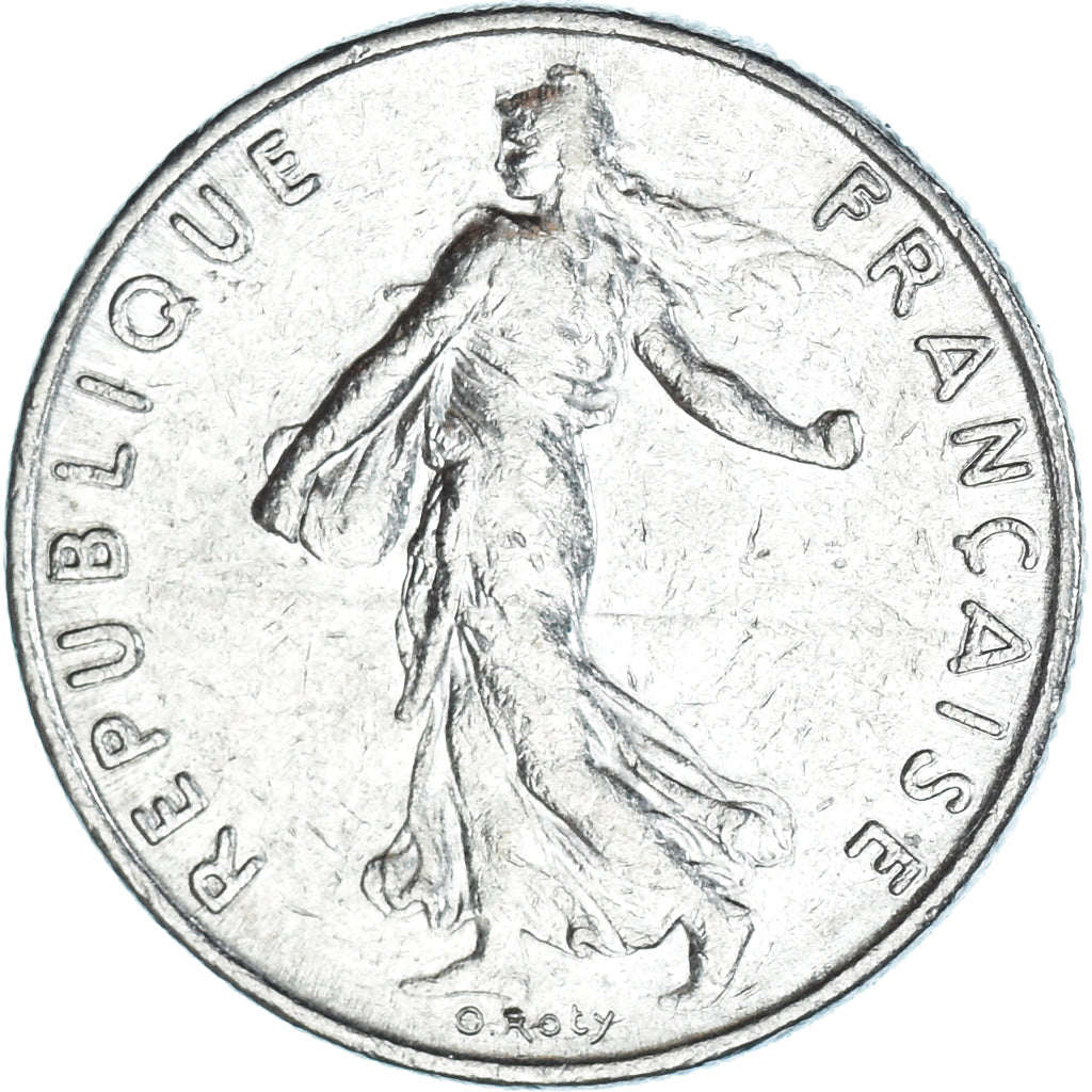 Moneta, Francia, 1/2 Franc, 1984