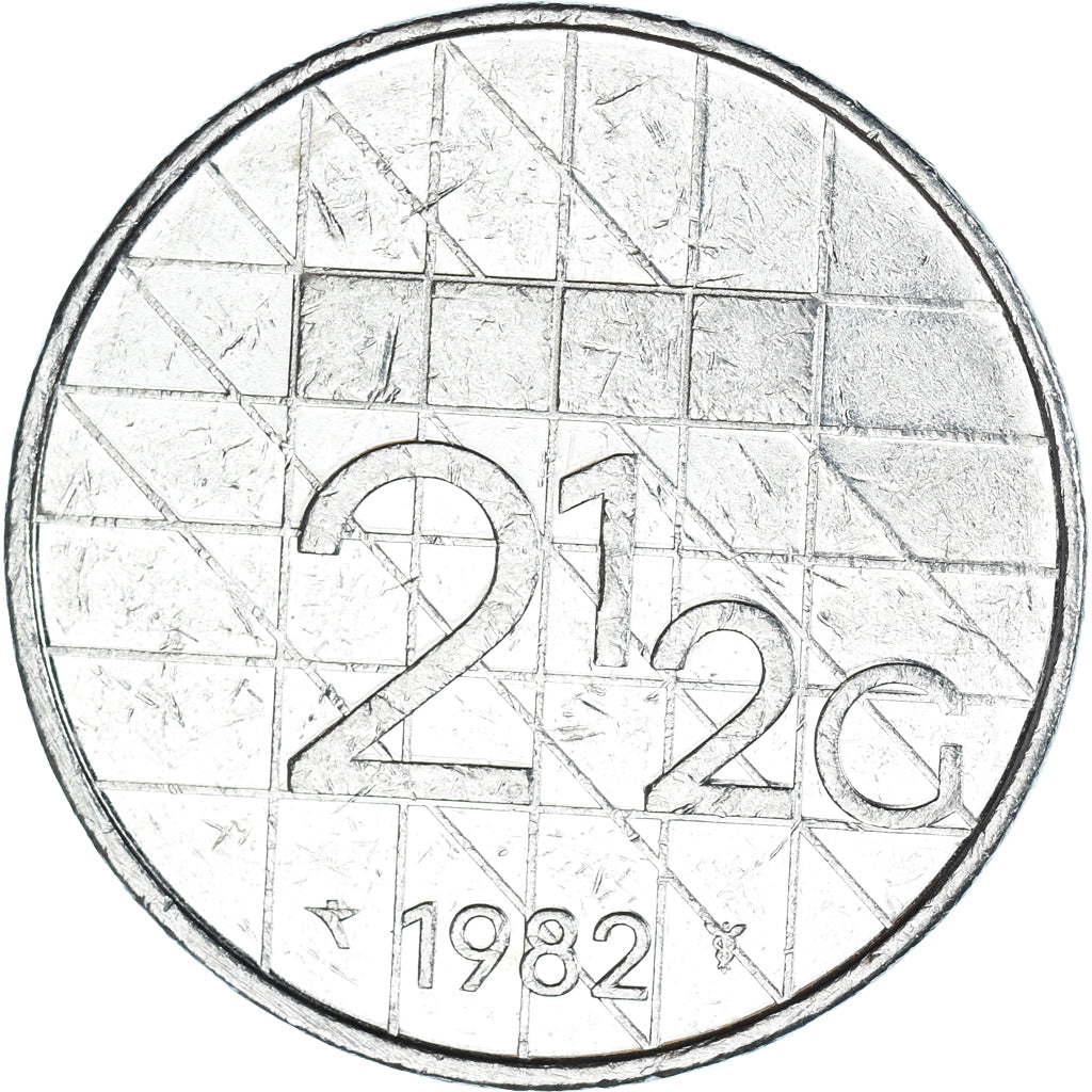 Monnaie, Pays-Bas, 2-1/2 Gulden, 1982