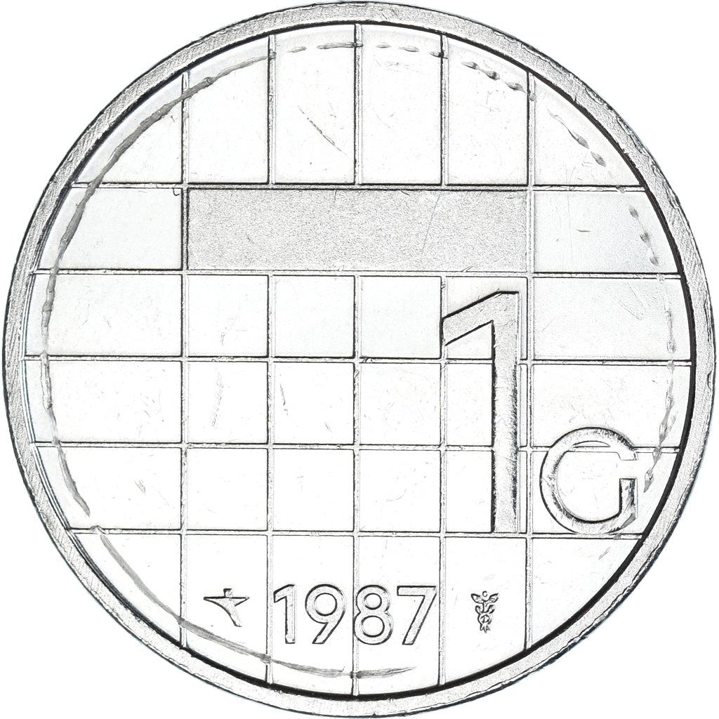 Monnaie, Pays-Bas, Gulden, 1987