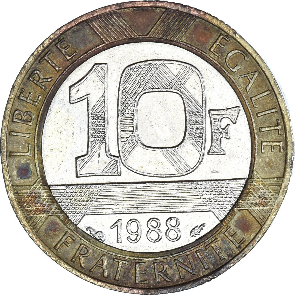 Münze, Frankreich, 10 Francs, 1988