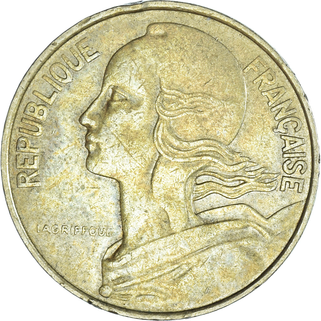 Moneda, Francia, 10 Centimes, 1977